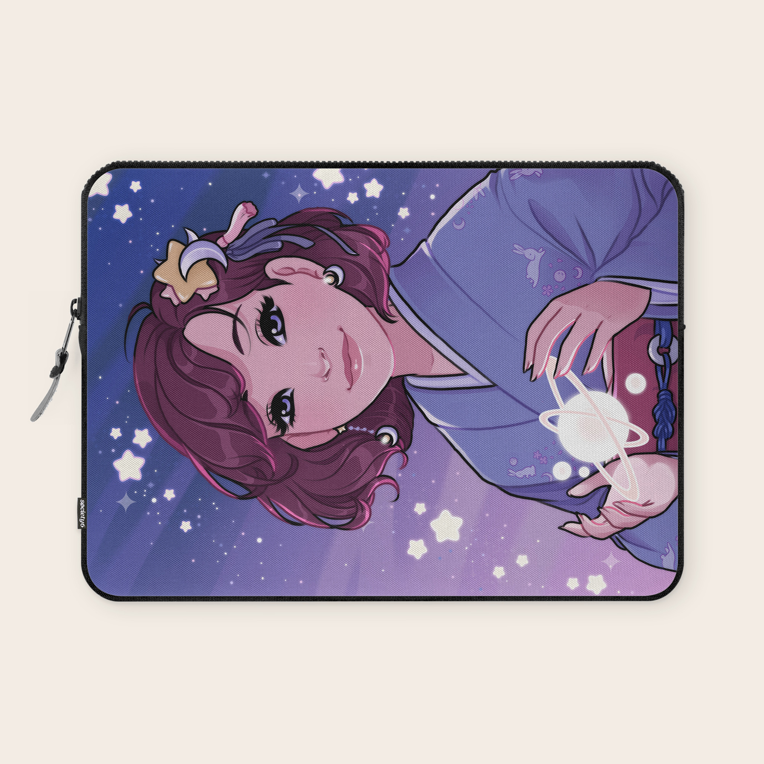 Wallpaper Tsuki Ga Kirei Desu Ne Laptop Sleeve By Ladyholly Society6 For iPhone