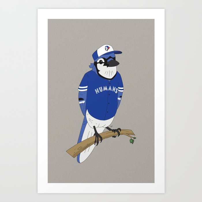 Go Humans Go! Art Print