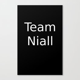 Team Niall Canvas Print