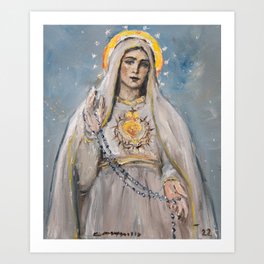 Conversion to my Immaculate Heart Art Print