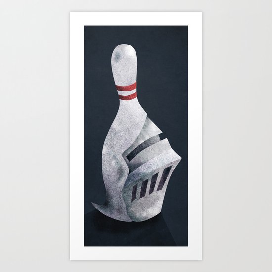 A Chivalrous Pin Art Print