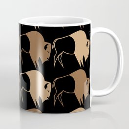 Native American Buffalo Running Mug