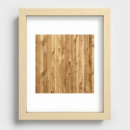 Wood 2 Recessed Framed Print