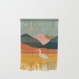 Ibis in the mountains Wall Hanging