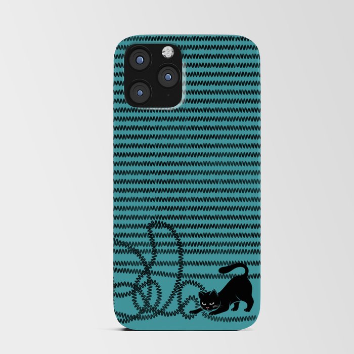 Unravel (in Blue) iPhone Card Case