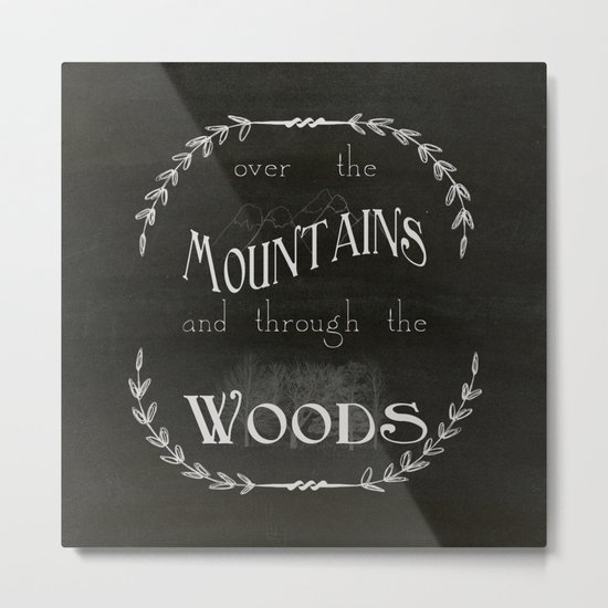 Over the Mountains Metal Print