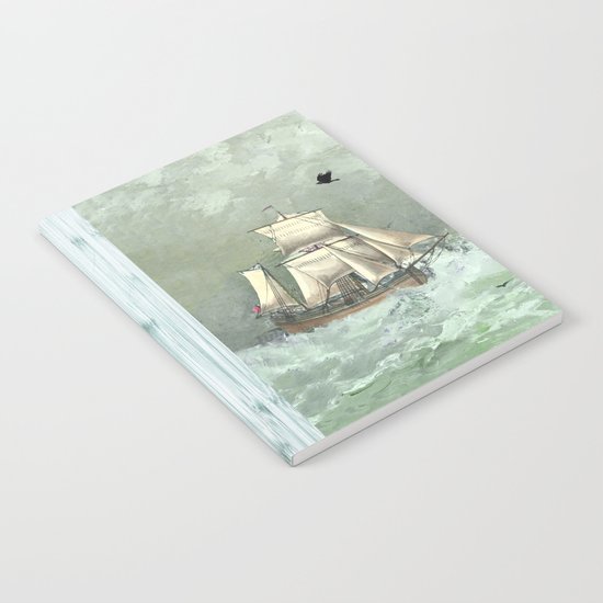 Breaking waves still Notebook