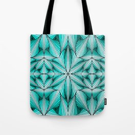 Geometric Blues Tote Bag