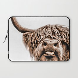 Funny Higland Cattle Laptop Sleeve