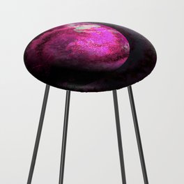 Pink Planet Counter Stool