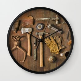 Tools (Color) Wall Clock