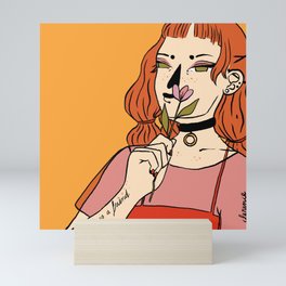 Ginger Flower Mini Art Print
