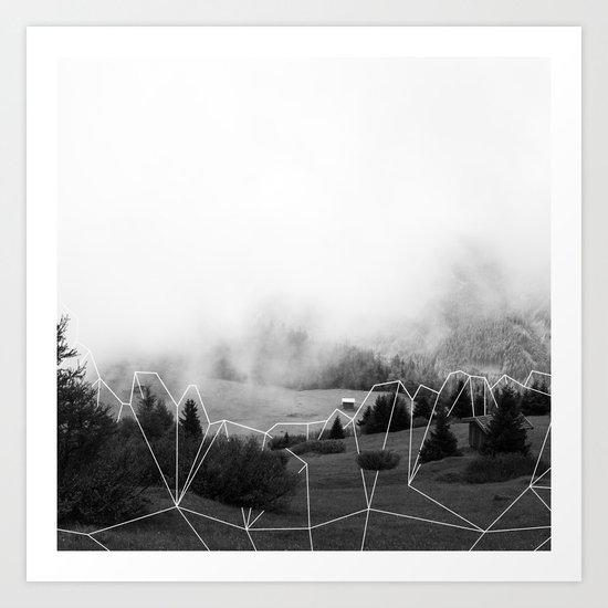 Crystal Hut I Art Print
