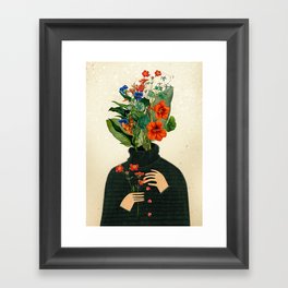 Flower power Framed Art Print