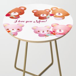 Mother's Day Carnations Side Table