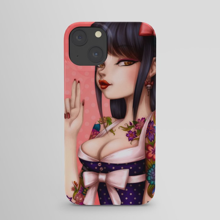Rockabilly Girl ! iPhone Case