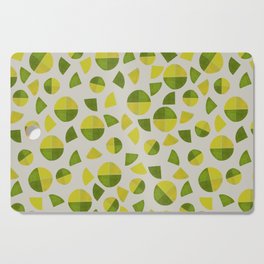 Abstract Citrus Sun Pattern Cutting Board
