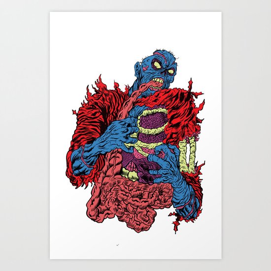 ZOMBI Art Print