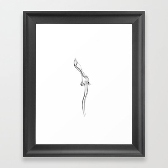 Dark and Light Framed Art Print