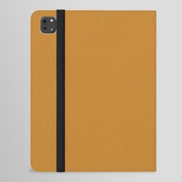 Abstract mid century modern minimalist stripes- mustard yellow iPad Folio Case