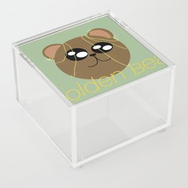 golden bear Acrylic Box