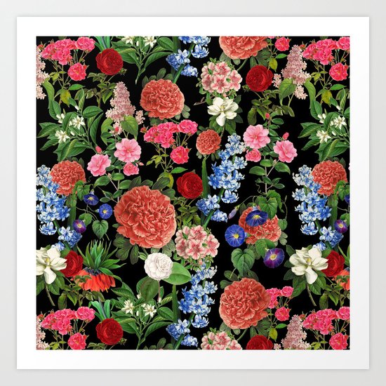Botanical Pattern Art Print