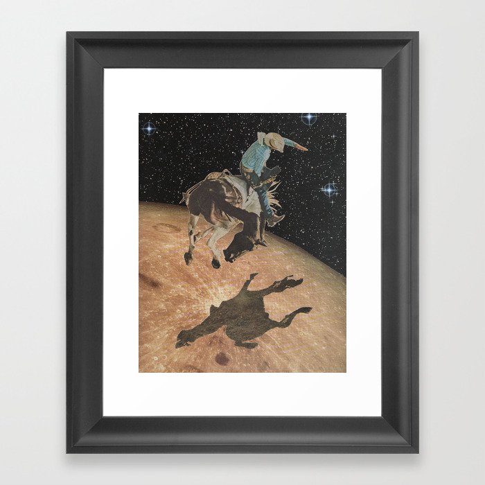 Lunar Bronco (Tribute to Apollo 13) Framed Art Print