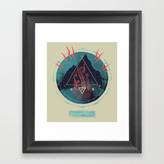 Mountain of Madness Framed Art Print