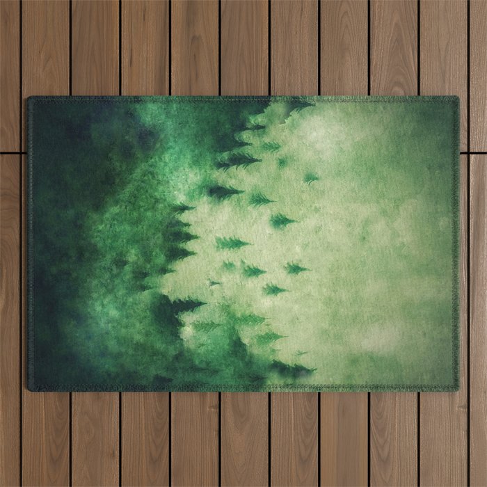 Foggy Pines Outdoor Rug