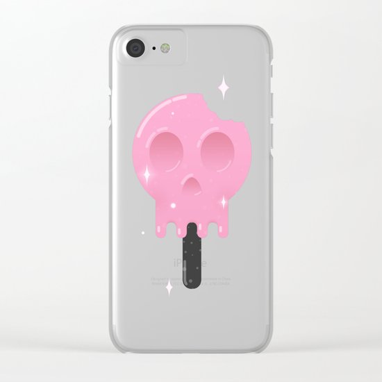 Funny Death Clear iPhone Case