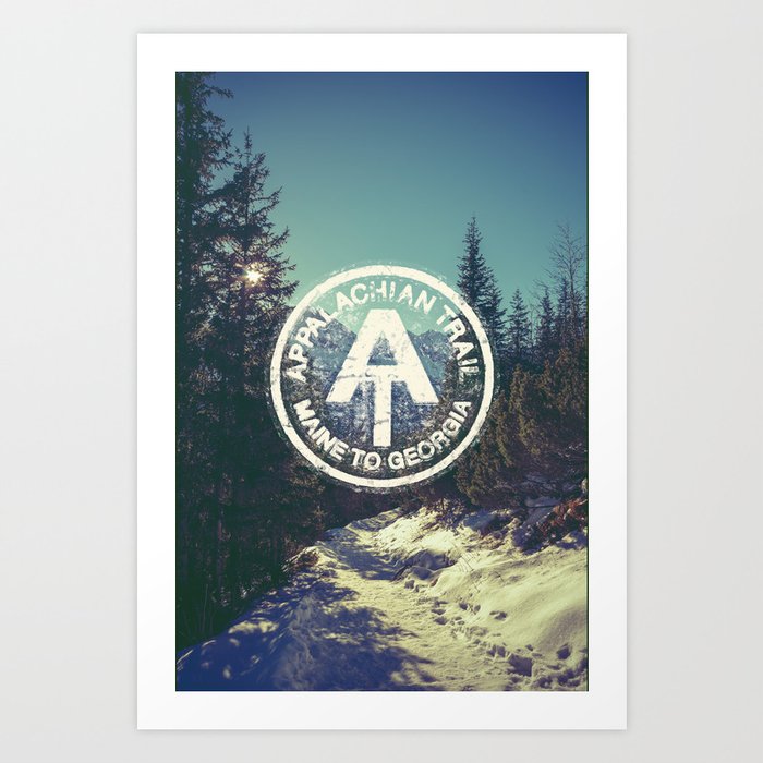 Appalachian Trail Outdoor Hiking | Art Print  Art Print