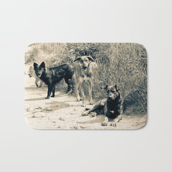 Stray dogs Bath Mat