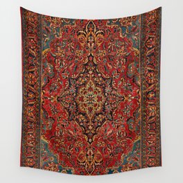Antique Persian Sarouk Area Rug Wall Tapestry