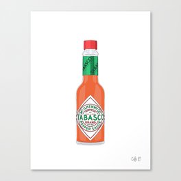 Hot Sauce Canvas Print