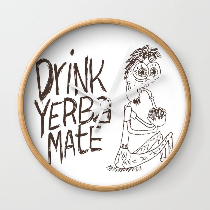Drink Yerba Mate Wall Clock
