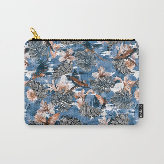Tropical Pattern Carry-All Pouch