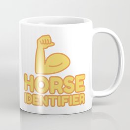 HORSE IDENTIFIER - funny job gift Coffee Mug | Horseidentifier, Graphicdesign 