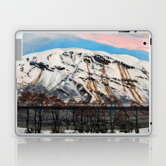 Snowy Mountains, 1909 by Nikolai Astrup Laptop & iPad Skin