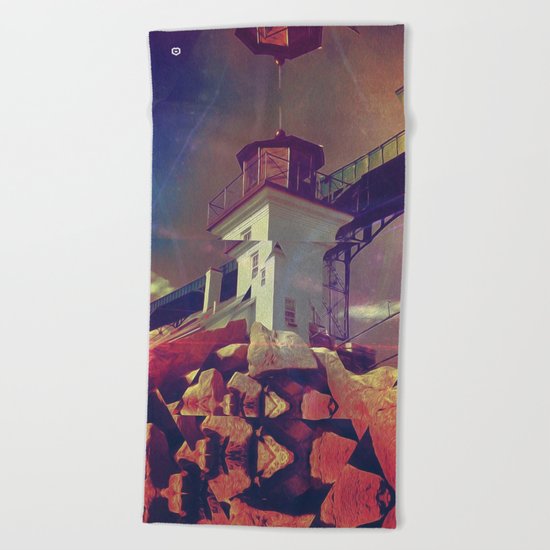 brystyl lyyt Beach Towel