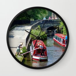 Well And Truly Stuck At Hebden Bridge Wall Clock