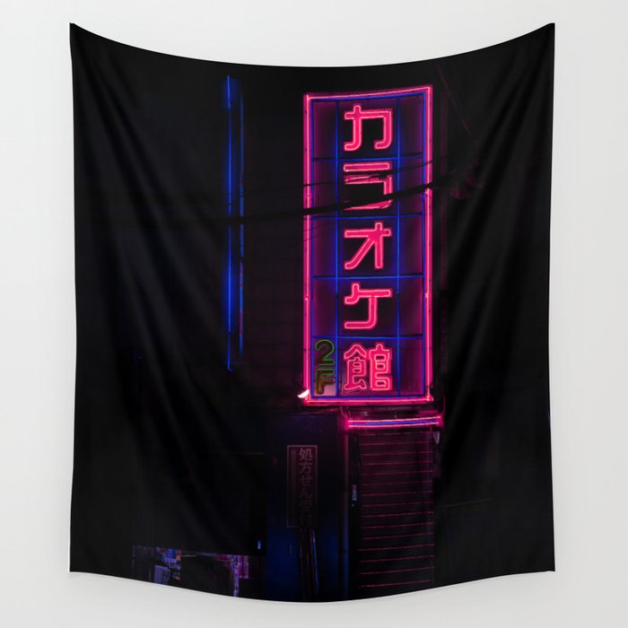 neo tokyo Wall Tapestry