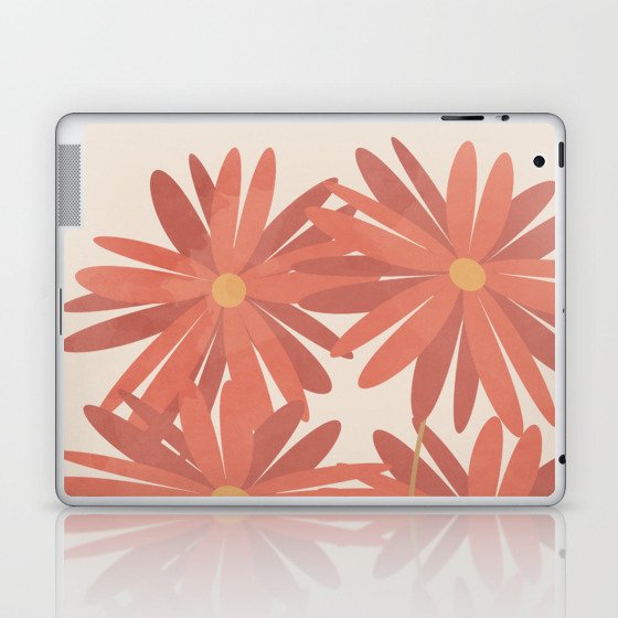 Pink Flowers 2 Laptop & iPad Skin