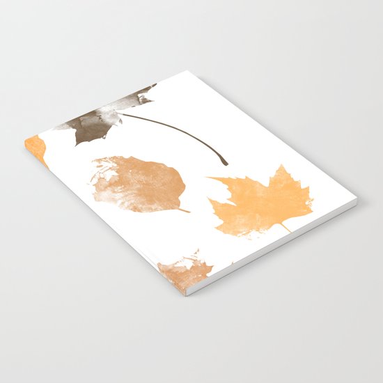 autumn, leaves, Notebook