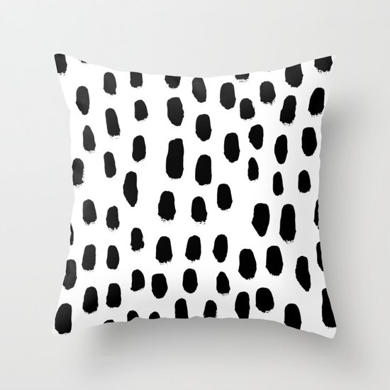 Spots Black And White Minimal Dots Pattern Basic Nursery Home