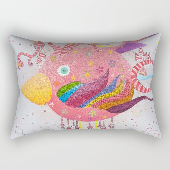 the bird-world Rectangular Pillow
