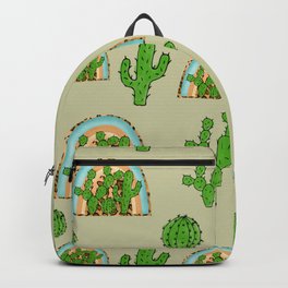 Cactus Seamless Pattern Backpack | Vintage, Graphicdesign, Pattern, Cactuspattern, Bohocactus, Seamlesspattern, Cactus 