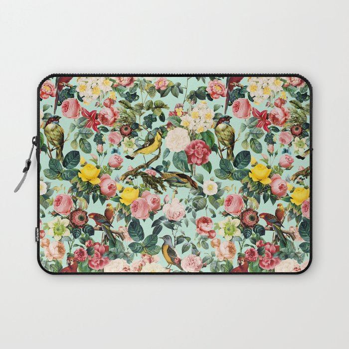 Floral and Birds III Laptop Sleeve