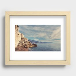 A Monaco View of the French Riviera Recessed Framed Print