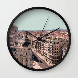 Madrid, Spain Travel Artwork Wall Clock