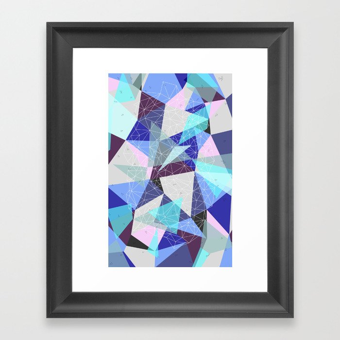 Geometric 2.9 Framed Art Print